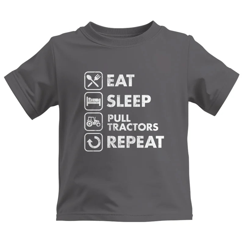 Image of Eat Sleep Pull Tractors Repeat - Kids Heavy Cotton™ Tee