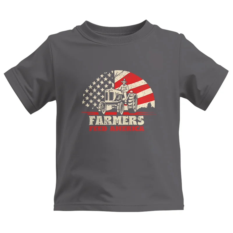 Farmers Feed America Support Farmers - Kids Heavy Cotton™ Tee