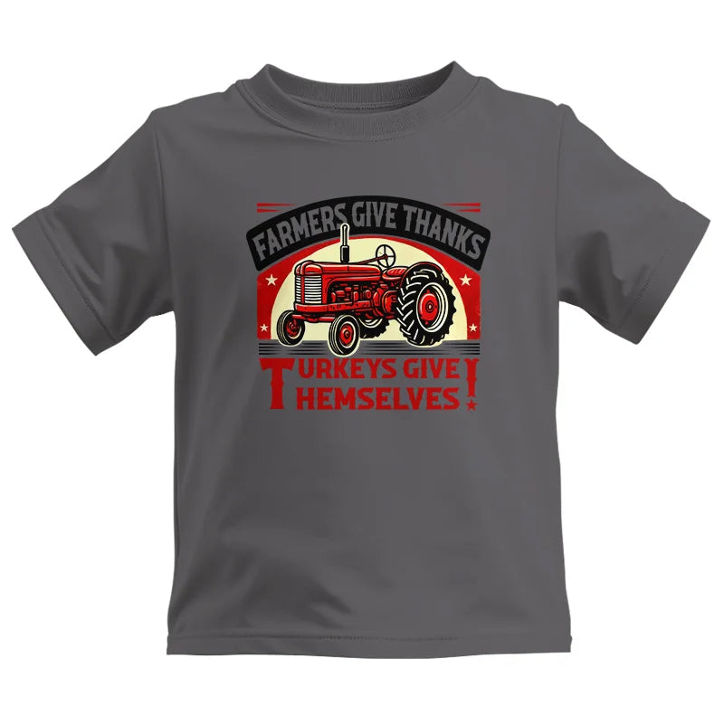 Image of Farmers Give Thanks Turkeys Give Themselves 2 - Kids Heavy Cotton™ Tee