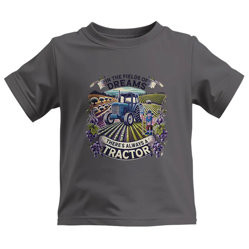 In The Fields Of Dreams There's Always A Tractor 1 - Kids Heavy Cotton™ Tee