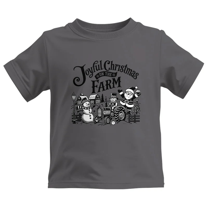 Joyful Christmas On The Farm 1 - Kids Heavy Cotton™ Tee