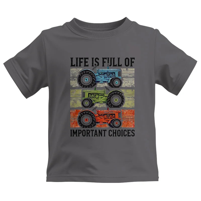 Image of Life Is Full Of Important Choices 3 - Kids Heavy Cotton™ Tee