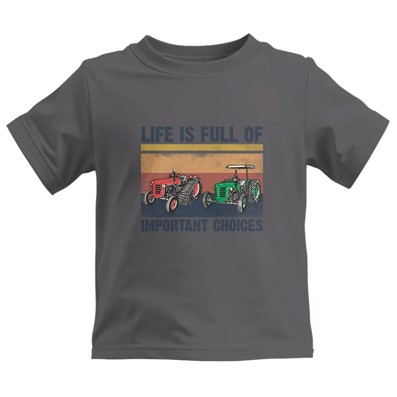 Life Is Full Of Important Choices 37 - Kids Heavy Cotton™ Tee