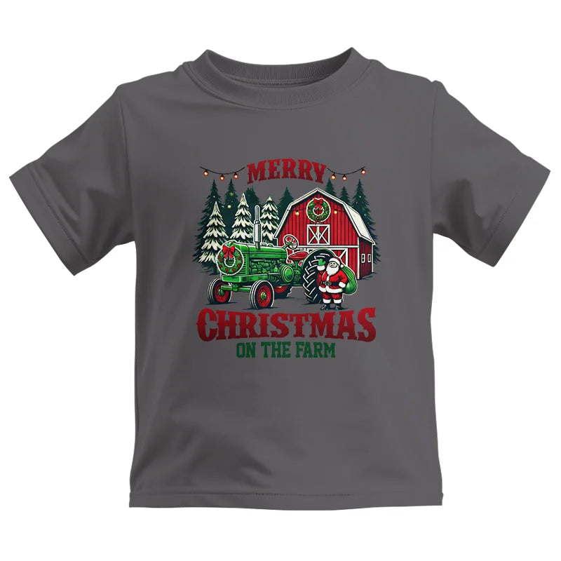 Merry Christmas On The Farm 3 - Kids Heavy Cotton™ Tee