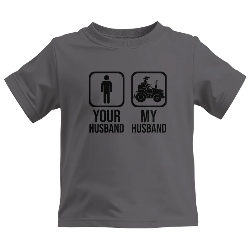 My Husband Is Cooler Than Yours Funny Farm Tractor 2 - Kids Heavy Cotton™ Tee