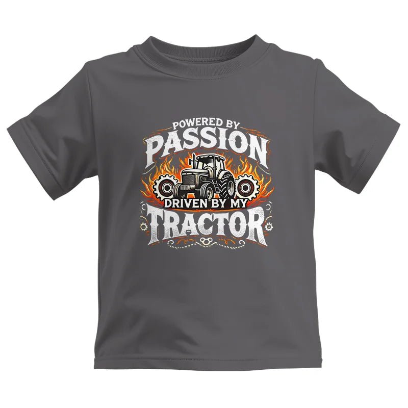 Powered By Passion Driven By My Tractor 1 - Kids Heavy Cotton™ Tee