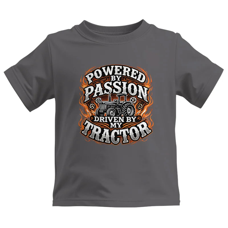 Powered By Passion Driven By My Tractor 5 - Kids Heavy Cotton™ Tee