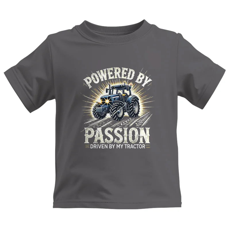 Powered By Passion Driven By My Tractor - Kids Heavy Cotton™ Tee