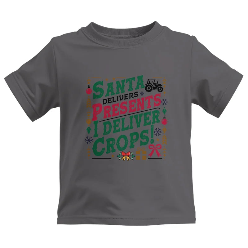 Santa Deliver Present I Deliver Crops! - Kids Heavy Cotton™ Tee