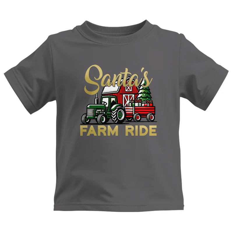 Image of Santa's Farm Ride 2 - Kids Heavy Cotton™ Tee