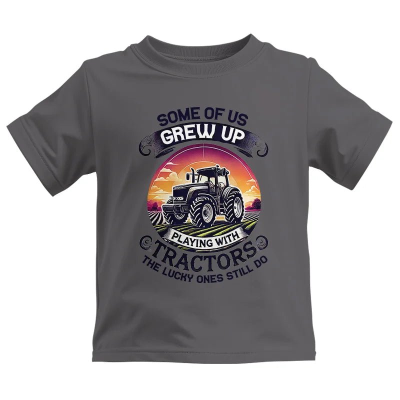 Some Of Us Grew Up Playing With Tractors 4 - Kids Heavy Cotton™ Tee