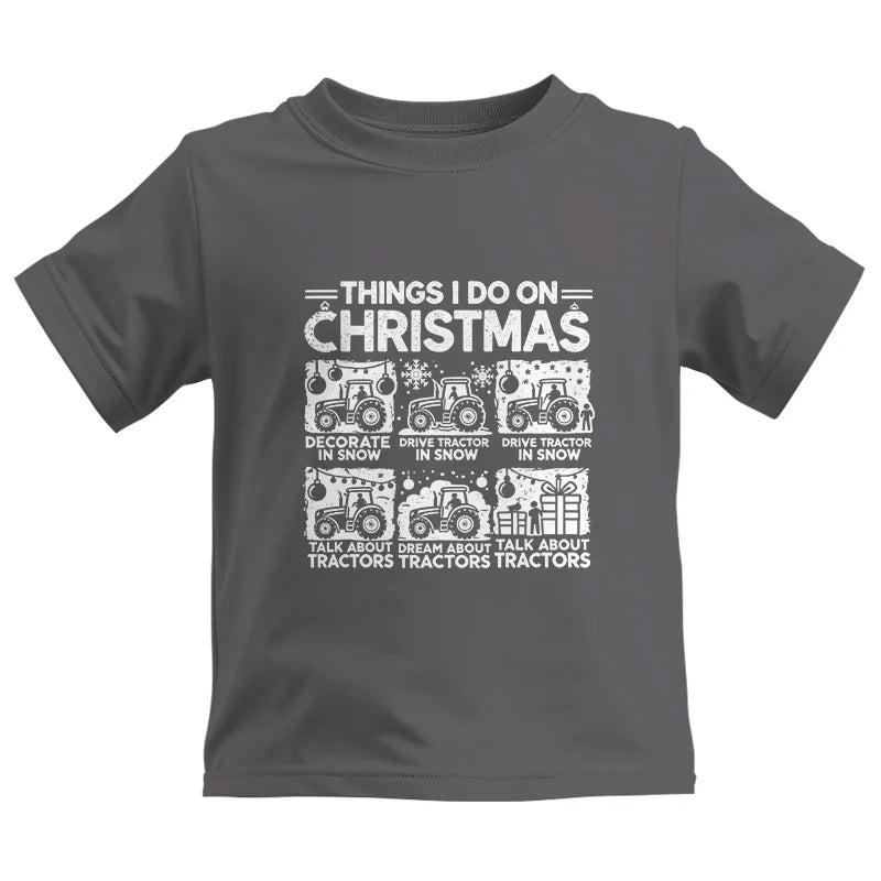 Image of Things I Do On Christmas - Kids Heavy Cotton™ Tee