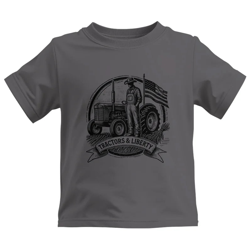 Tractors And Liberty - Kids Heavy Cotton™ Tee