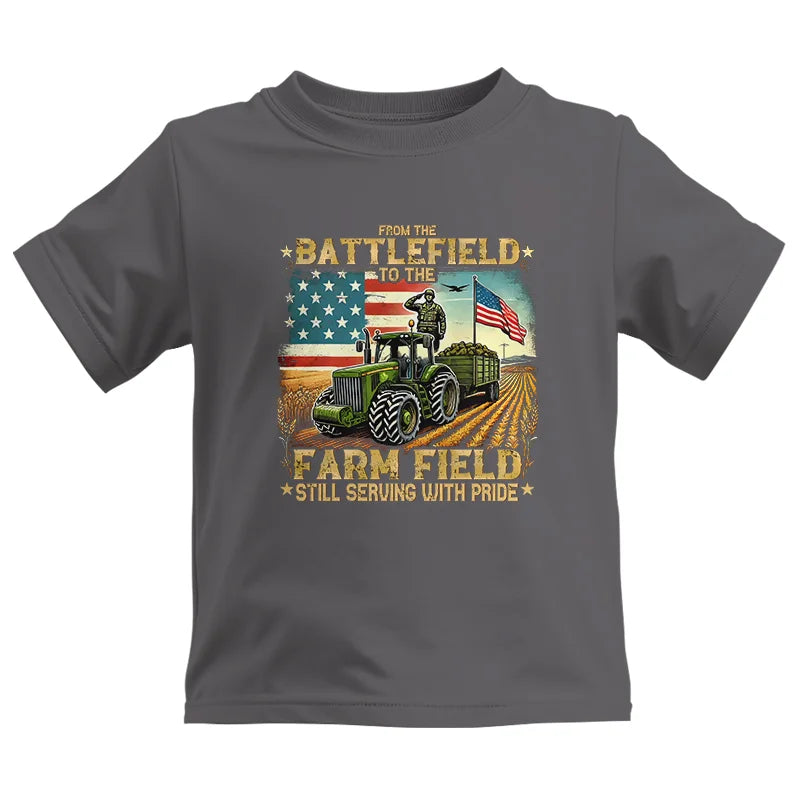 Image of Veteran Farmer From The Battlefield To The Farm Field 2 - Kids Heavy Cotton™ Tee