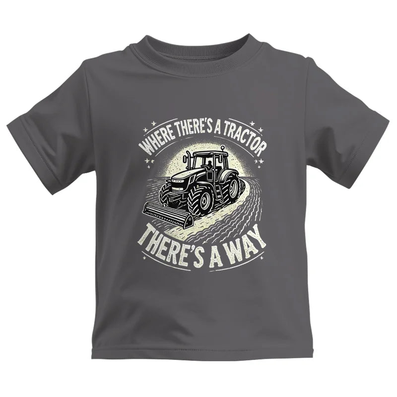 Where There's A Tractor There's A Way 1 - Kids Heavy Cotton™ Tee