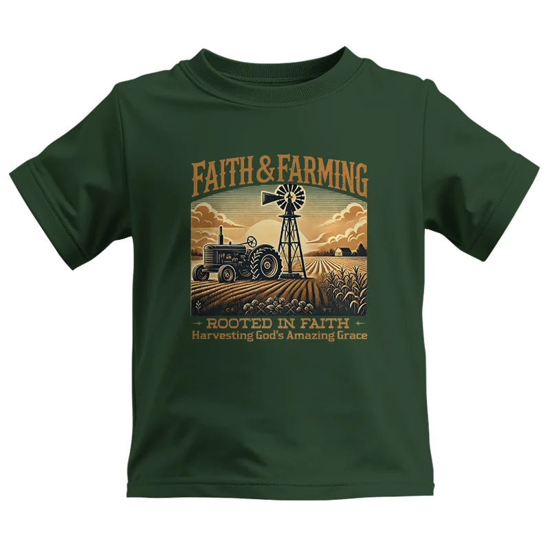 Image of Faith And Farming 3 - Kids Heavy Cotton™ Tee