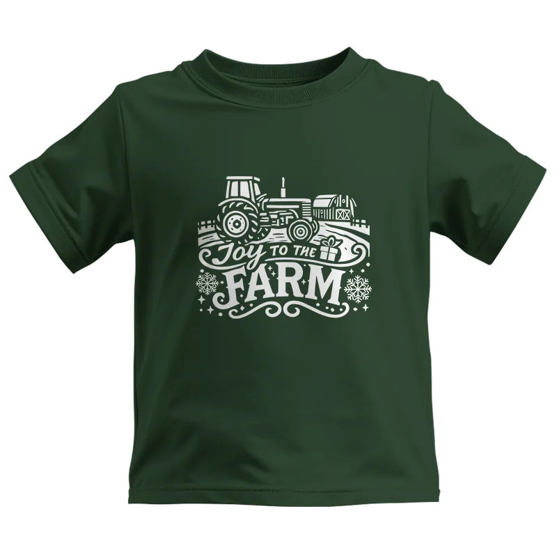 Joy To The Farm 1 - Kids Heavy Cotton™ Tee