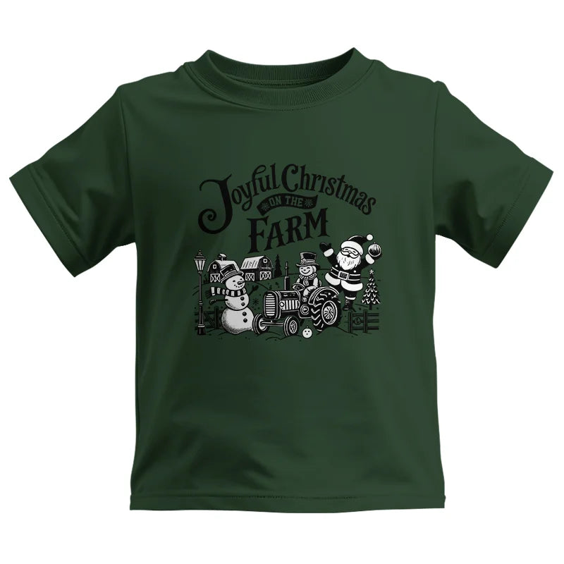 Image of Joyful Christmas On The Farm 1 - Kids Heavy Cotton™ Tee