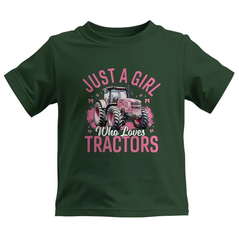 Just A Girl Who Loves Tractors 2 - Kids Heavy Cotton™ Tee