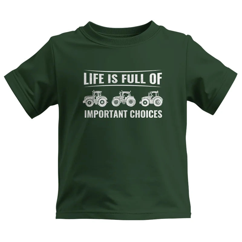 Image of Life Is Full Of Important Choices 16 - Kids Heavy Cotton™ Tee