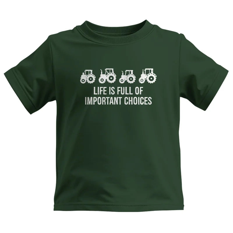 Image of Life Is Full Of Important Choices 18 - Kids Heavy Cotton™ Tee