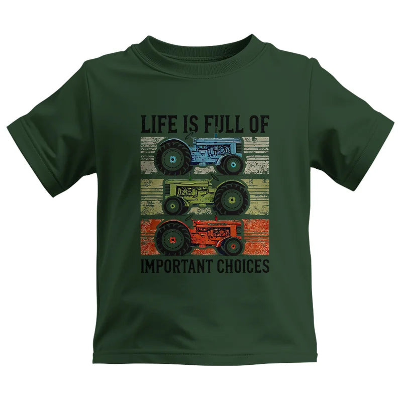 Life Is Full Of Important Choices 3 - Kids Heavy Cotton™ Tee