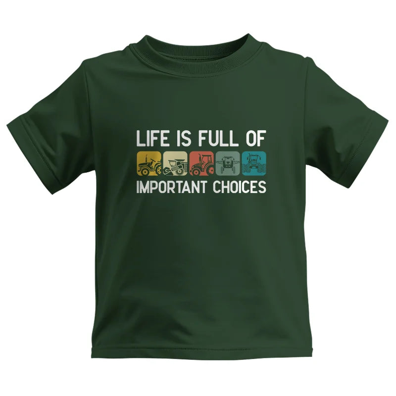 Life Is Full Of Important Choices 40 - Kids Heavy Cotton™ Tee