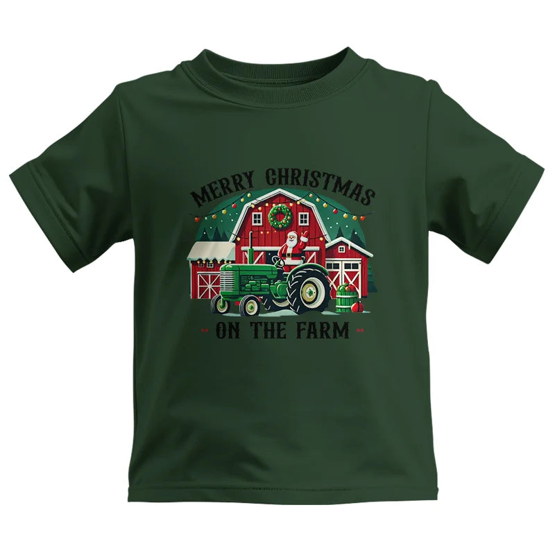 Merry Christmas On The Farm 1 - Kids Heavy Cotton™ Tee