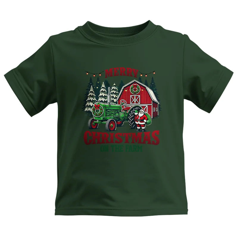 Merry Christmas On The Farm 3 - Kids Heavy Cotton™ Tee