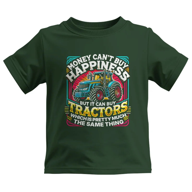 Money Can't Buy Happiness Can Buy Tractors - Kids Heavy Cotton™ Tee