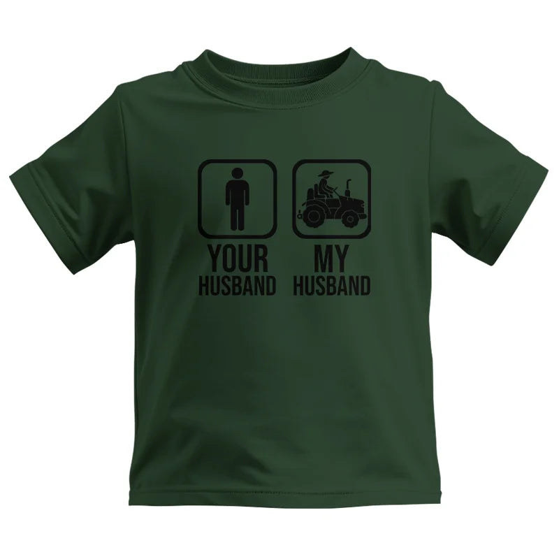 My Husband Is Cooler Than Yours Funny Farm Tractor 2 - Kids Heavy Cotton™ Tee