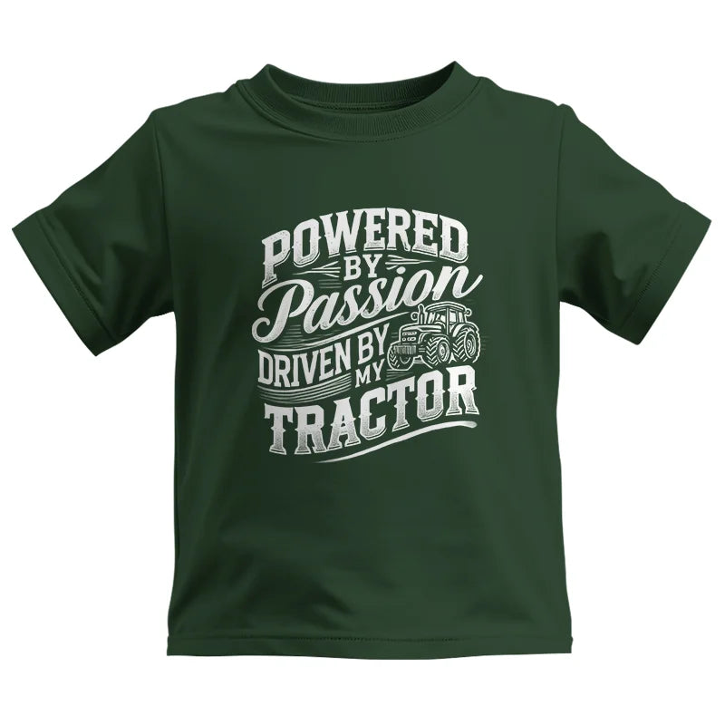 Powered By Passion Driven By My Tractor 2 - Kids Heavy Cotton™ Tee