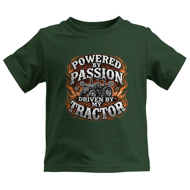 Powered By Passion Driven By My Tractor 5 - Kids Heavy Cotton™ Tee