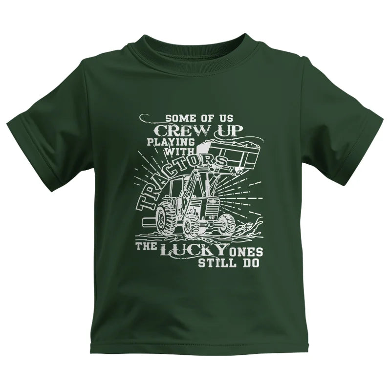 Some Of Us Grew Up Playing With Tractors 1 - Kids Heavy Cotton™ Tee