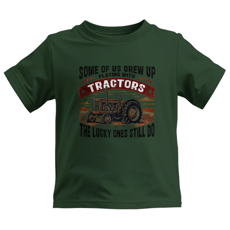 Image of Some Of Us Grew Up Playing With Tractors 2 - Kids Heavy Cotton™ Tee