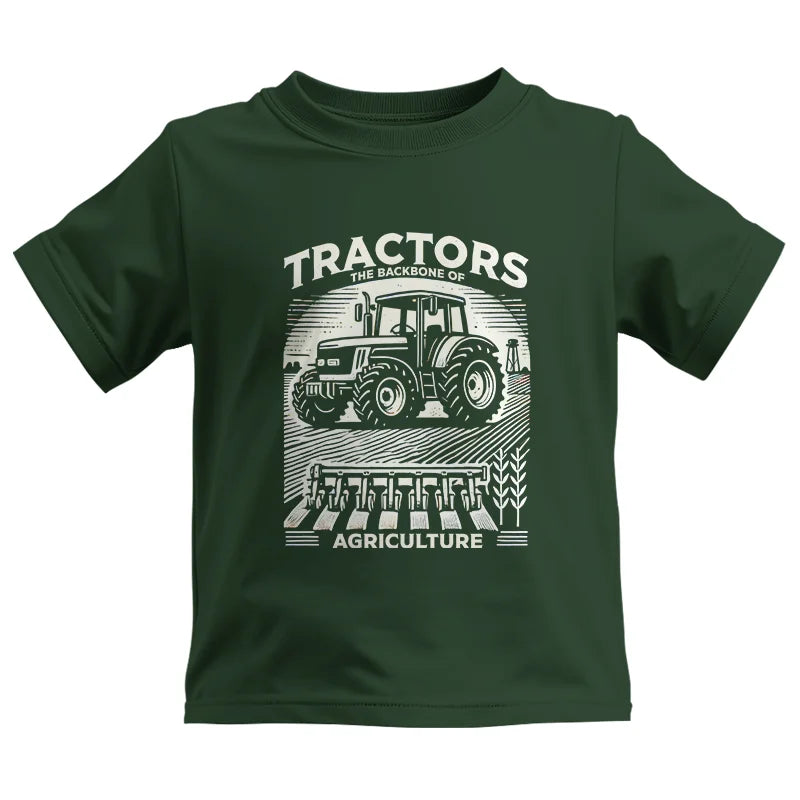 Image of Tractors The Backbone Of Agriculture - Kids Heavy Cotton™ Tee