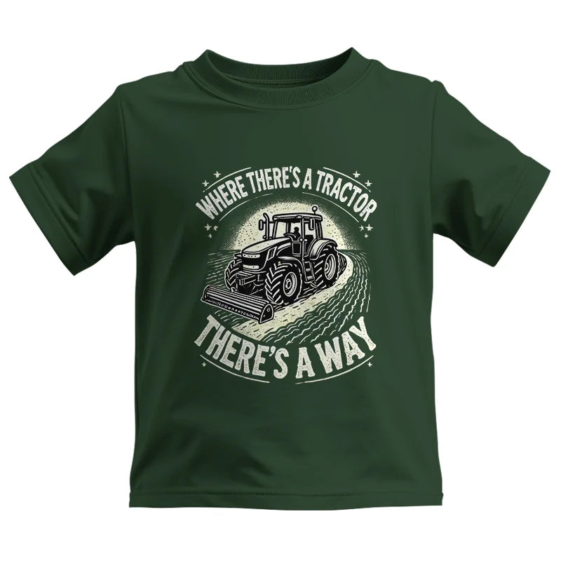 Where There's A Tractor There's A Way 1 - Kids Heavy Cotton™ Tee