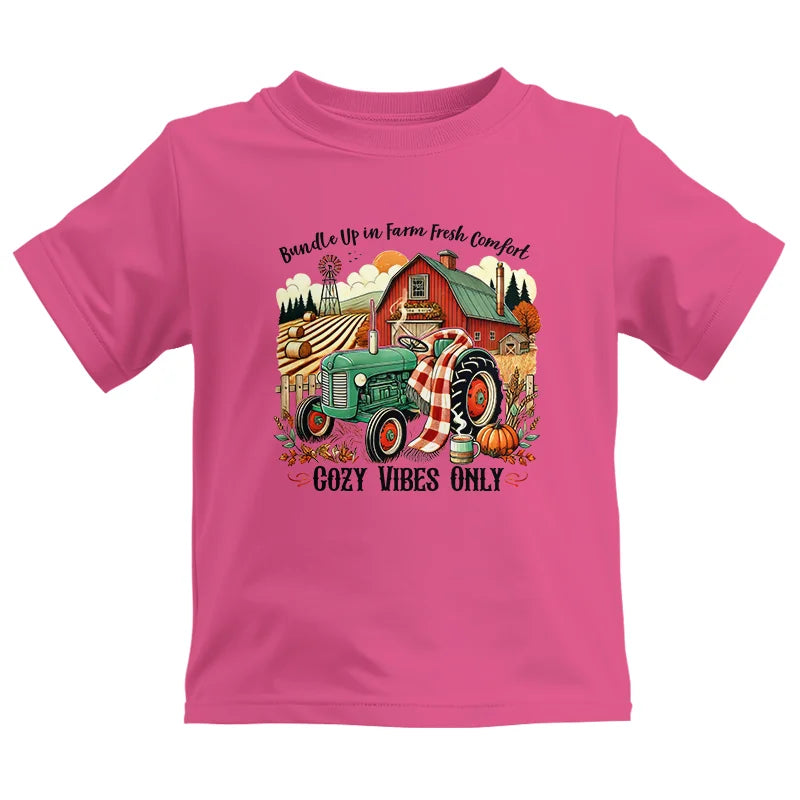 Image of Bundle Up in Farm Fresh Comfort_Cozy Vibes Only - Kids Heavy Cotton™ Tee