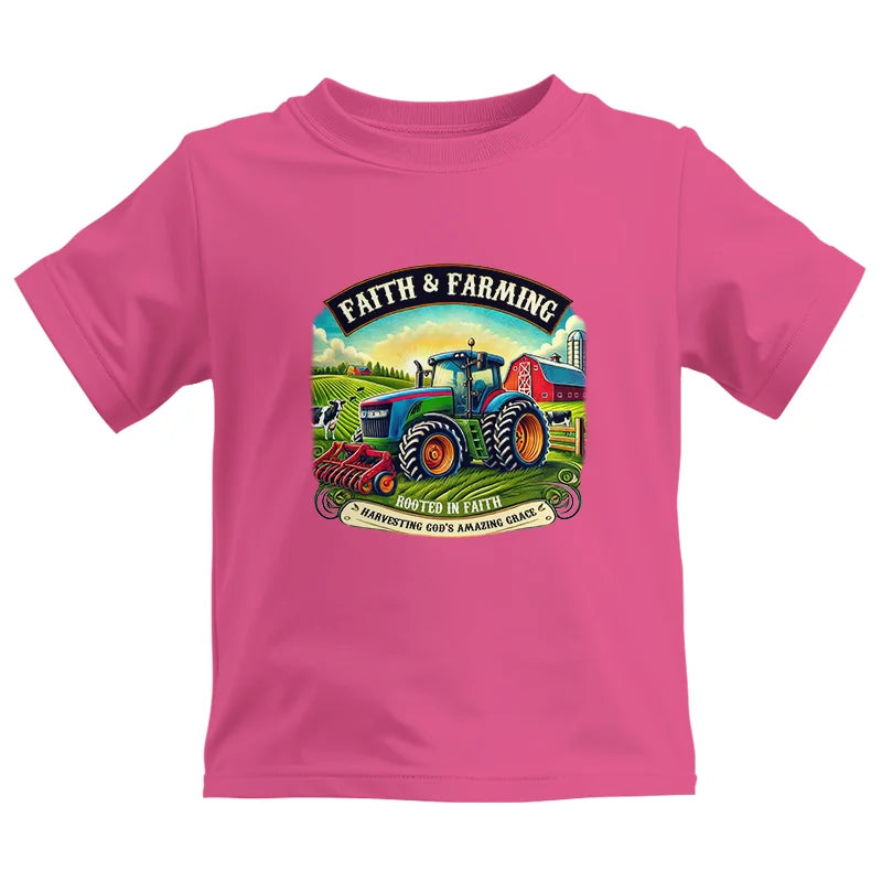 Faith And Farming 2 - Kids Heavy Cotton™ Tee