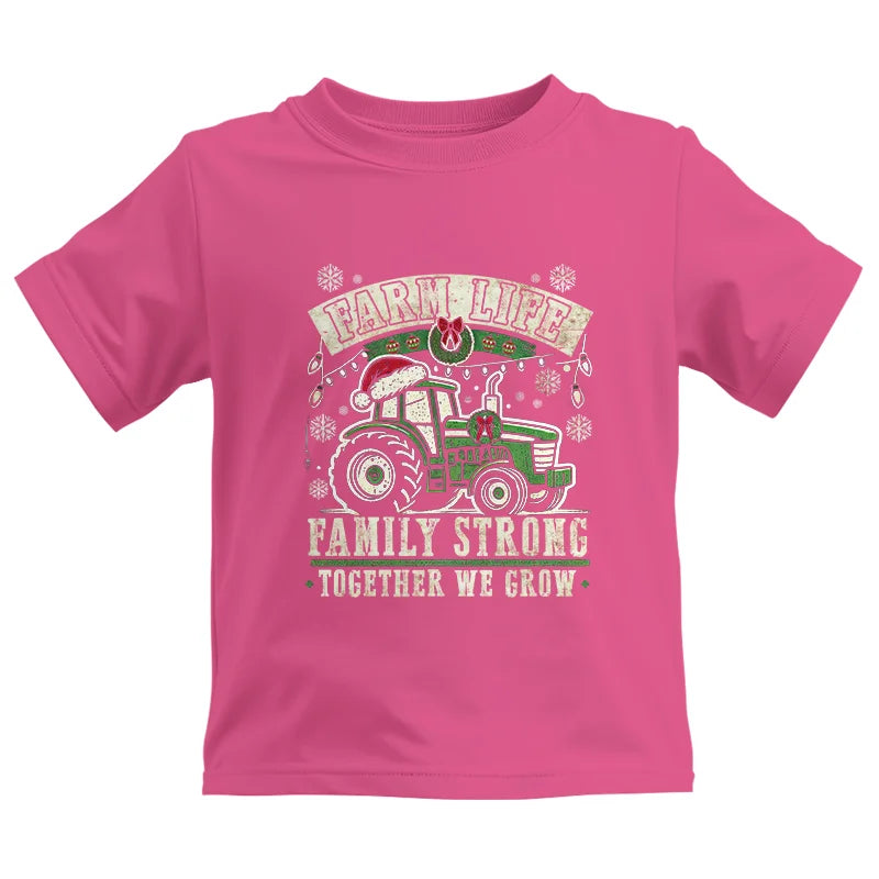 Farm Life Family Strong Together We Grow - Kids Heavy Cotton™ Tee