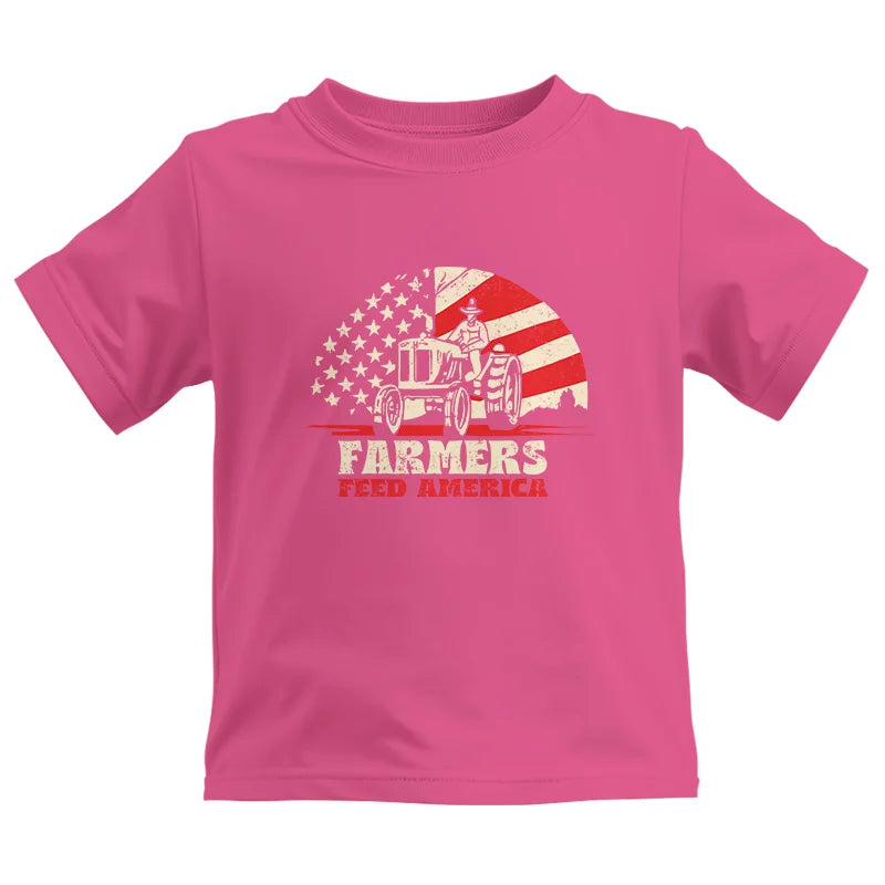 Farmers Feed America Support Farmers - Kids Heavy Cotton™ Tee