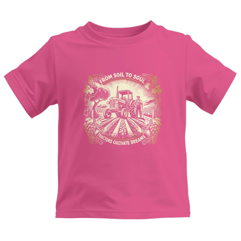 Image of From Soil To Soul_Tractors Cultivate Dreams 2 - Kids Heavy Cotton™ Tee