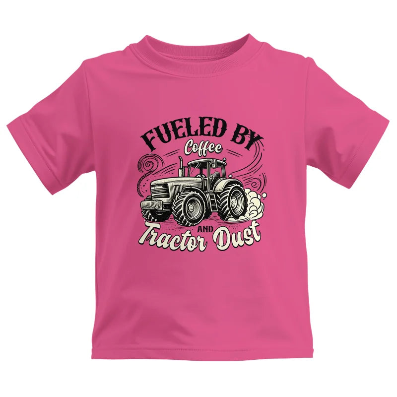 Image of Fueled By Coffee And Tractor Dust 2 - Kids Heavy Cotton™ Tee