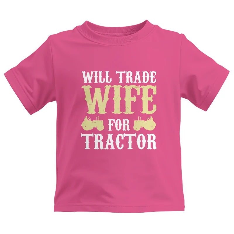 Funny Will Trade Wife For Tractor - Kids Heavy Cotton™ Tee