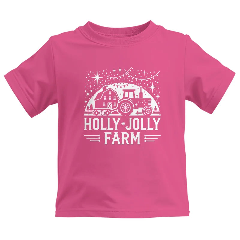 Image of Holly Jolly Farm 2 - Kids Heavy Cotton™ Tee