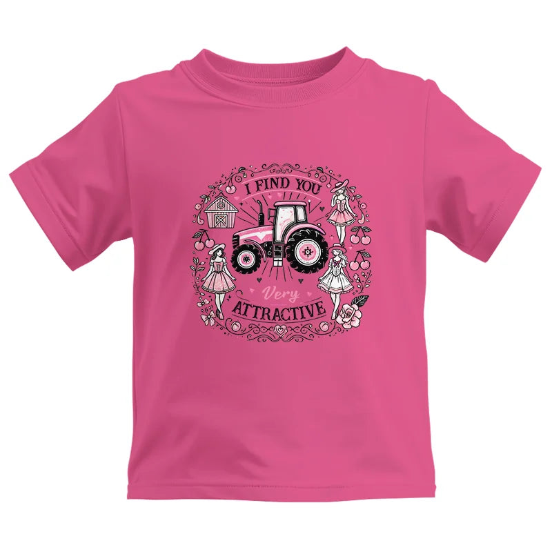 I Find You Very Attractive Pink Cherry - Kids Heavy Cotton™ Tee