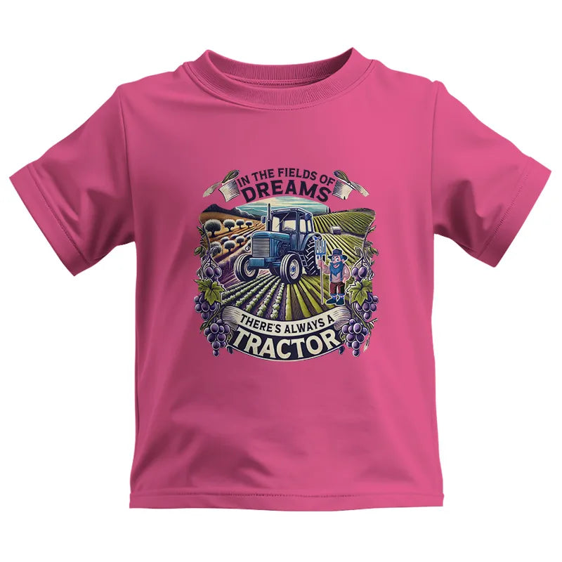 In The Fields Of Dreams There's Always A Tractor 1 - Kids Heavy Cotton™ Tee