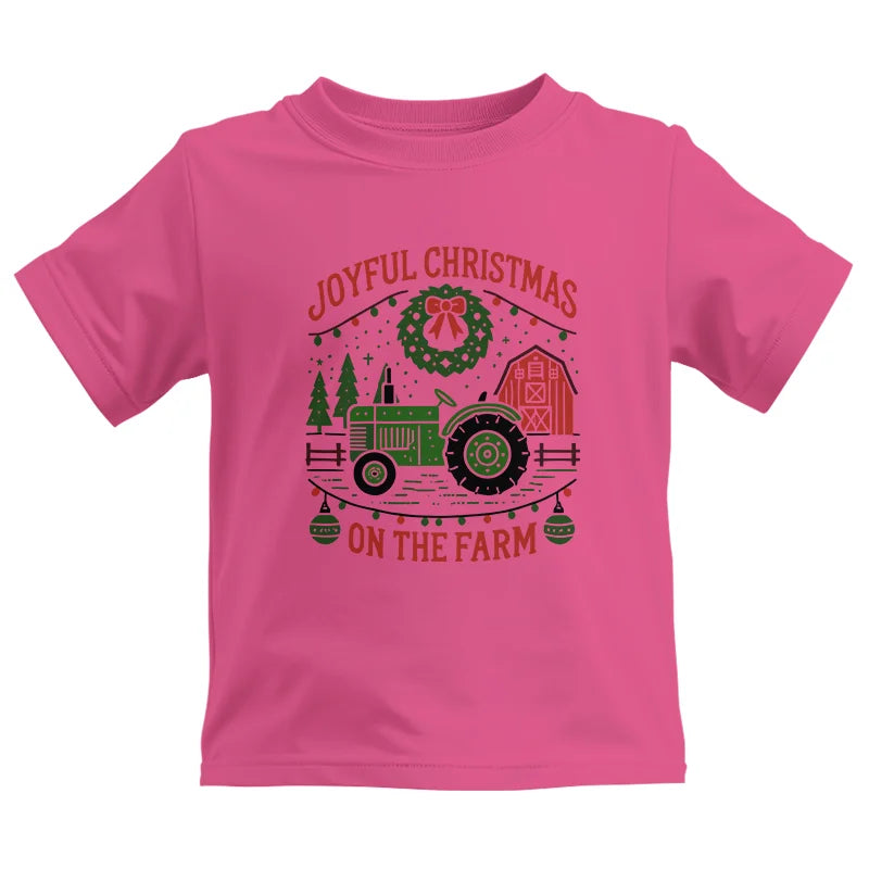 Image of Joyful Christmas On The Farm 3 - Kids Heavy Cotton™ Tee