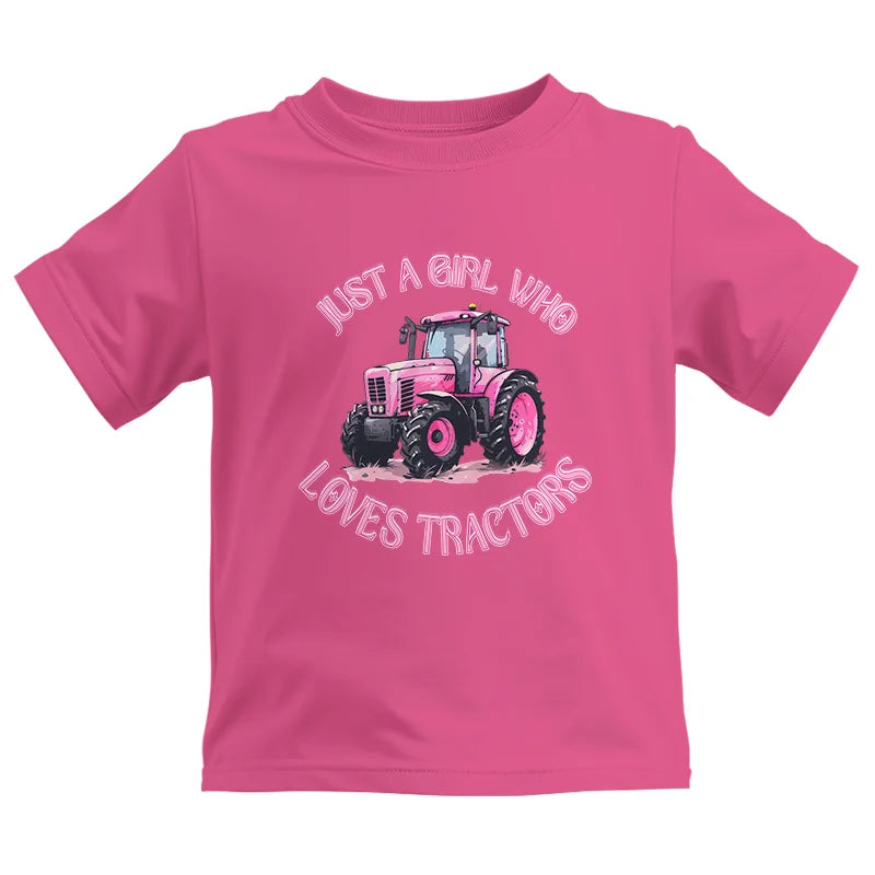 Just A Girl Who Loves Tractors 1 - Kids Heavy Cotton™ Tee