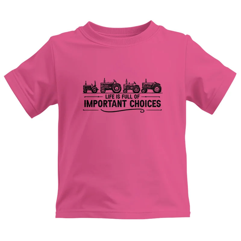 Life Is Full Of Important Choices 12 - Kids Heavy Cotton™ Tee